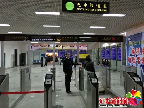 延吉海关智慧旅检助跨境游客快速通关